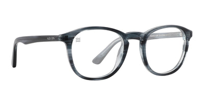 Anchor gray-blue round prescription glasses from Neven Eyewear.