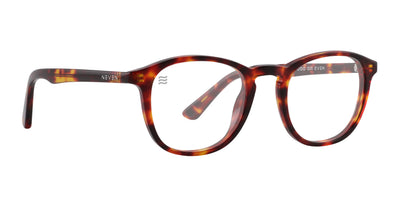 Beacon brown round prescription glasses from Neven Eyewear.