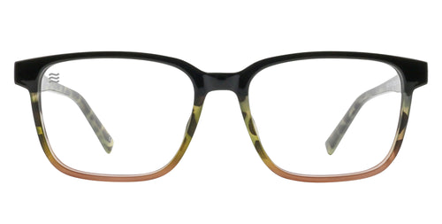 Jester Camo Green Tortoise Rectangular Prescription Glasses from Neven Eyewear.