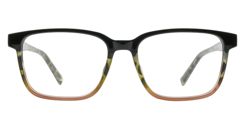 Jester Camo Green Tortoise Rectangular Prescription Glasses from Neven Eyewear.