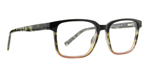 Jester Camo Green Tortoise Rectangular Prescription Glasses from Neven Eyewear.