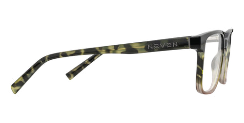 Jester Camo Green Tortoise Rectangular Prescription Glasses from Neven Eyewear.