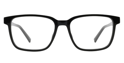 Black rectangular glasses  with clear lenses