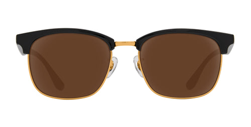 Gold Rush black rectangular prescription glasses from Neven Eyewear.