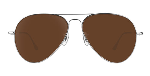 H2O Silver Aviator polarized sunglasses from Neven Eyewear.