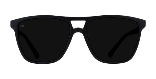 Abyss sunglasses with black frame and lenses