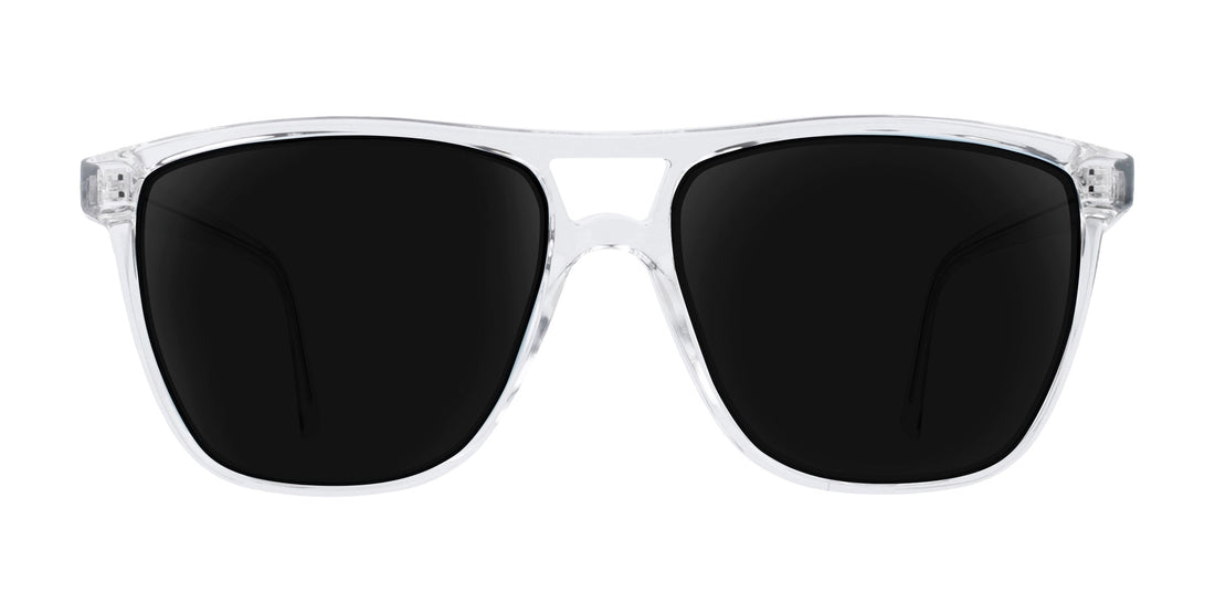 Lucid Clear Rectangular prescription glasses from Neven Eyewear.