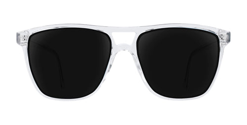 Lucid Clear Rectangular prescription glasses from Neven Eyewear.