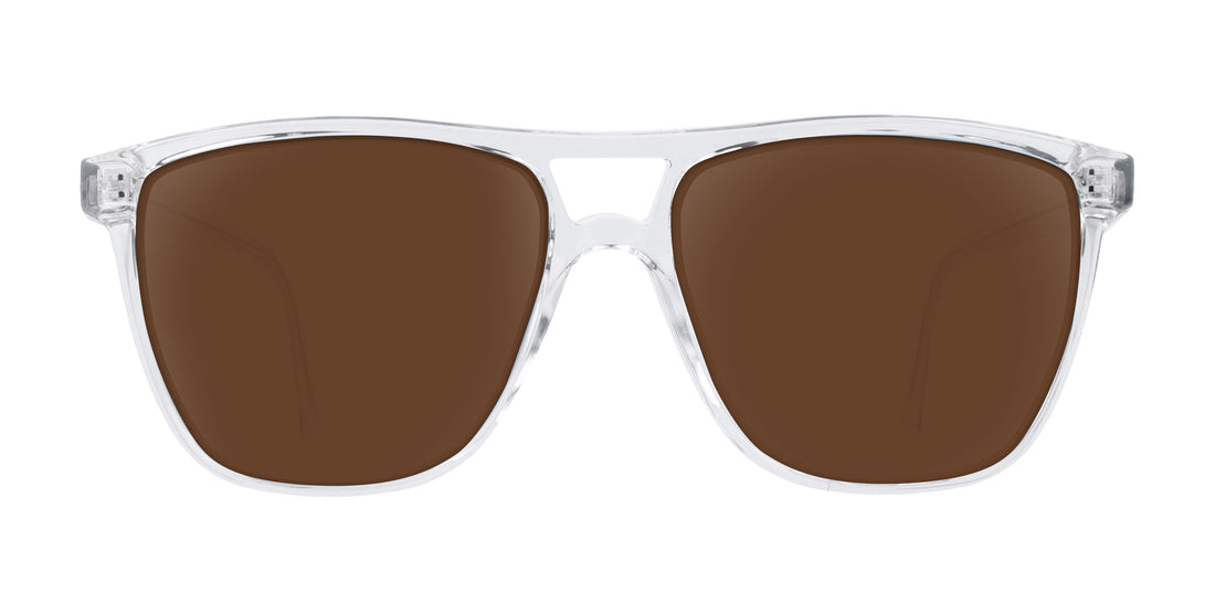 Lucid Clear Rectangular prescription glasses from Neven Eyewear.