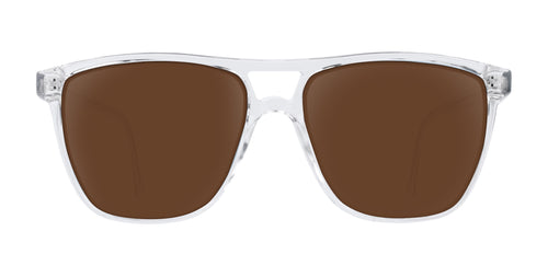 Lucid Clear Rectangular prescription glasses from Neven Eyewear.