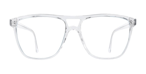 Lucid Clear Rectangular prescription glasses from Neven Eyewear.