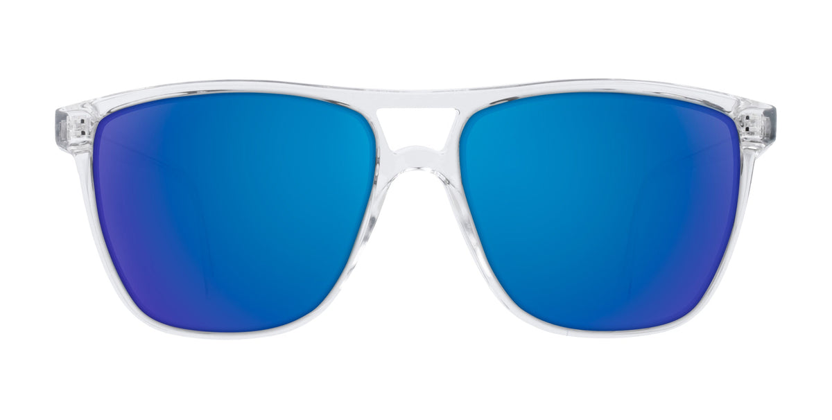 Lucid : blue mirrored prescription sunglasses : IHB collection