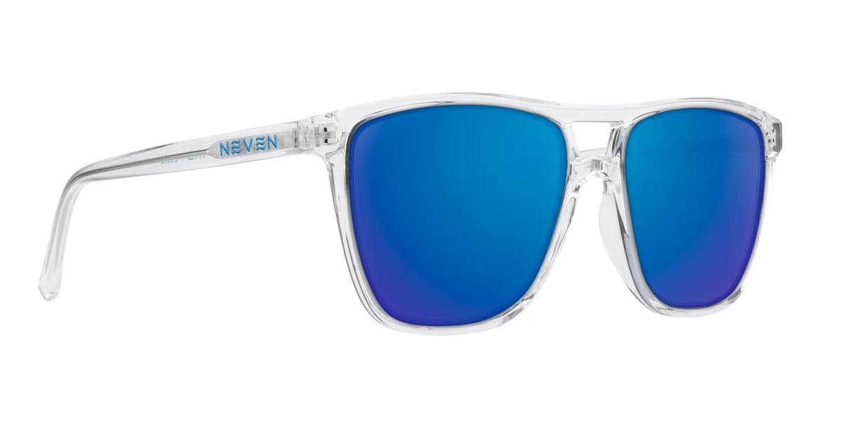 Lucid : blue mirrored prescription sunglasses : IHB collection