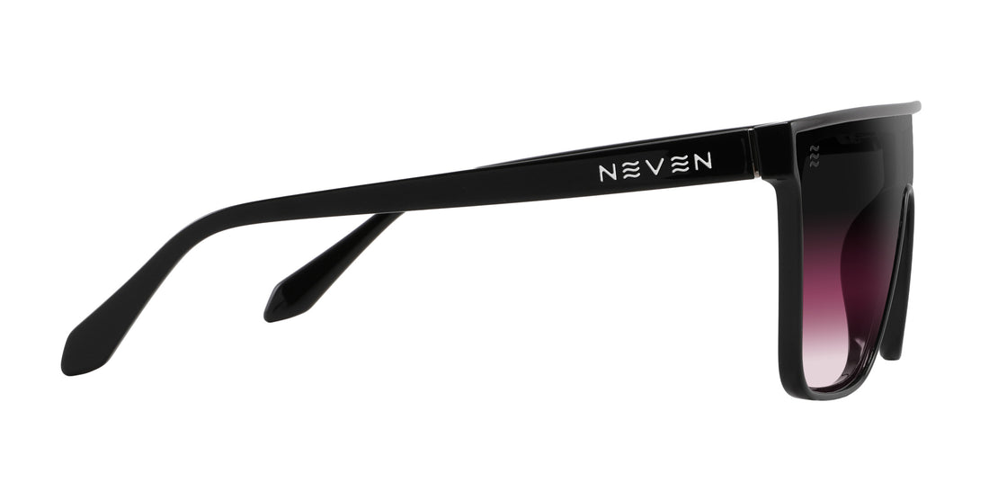 Seeing Red black oversized square polarized sunglasses from Neven Eyewear.