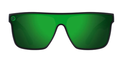 Lucky XL matte black shield polarized sunglasses from Neven Eyewear.