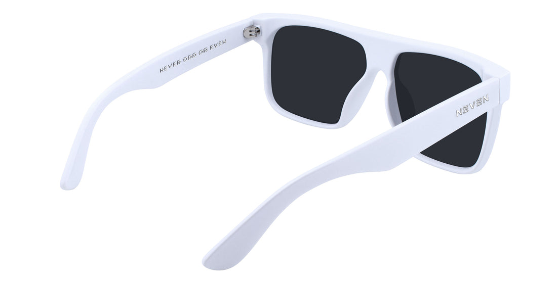 Permafrost XL White square polarized sunglasses from Neven Eyewear.