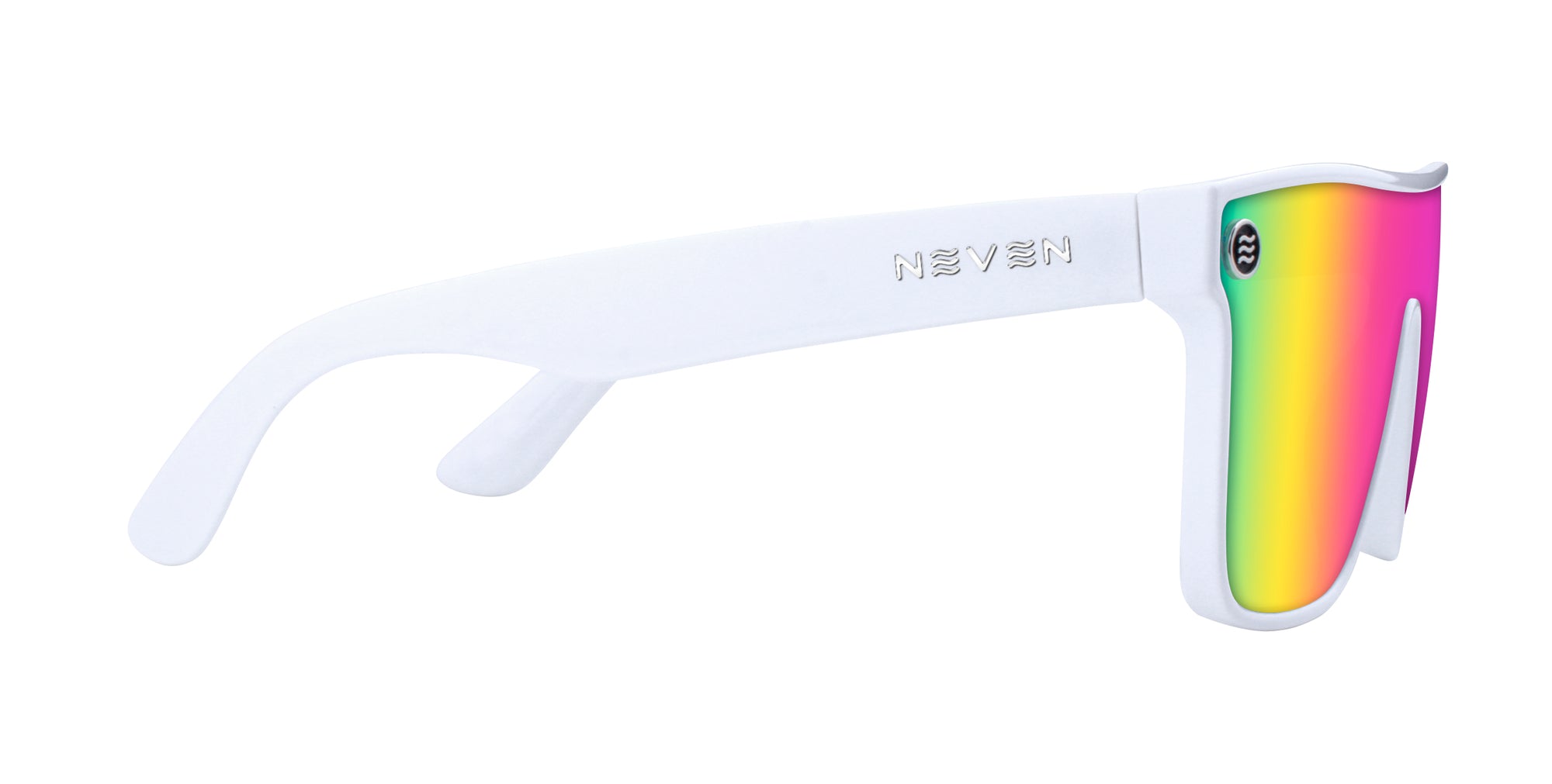 Muse White Oval polarized sunglasses from Neven Eyewear.