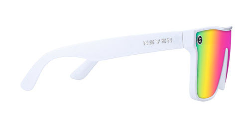 Muse White Oval polarized sunglasses from Neven Eyewear.