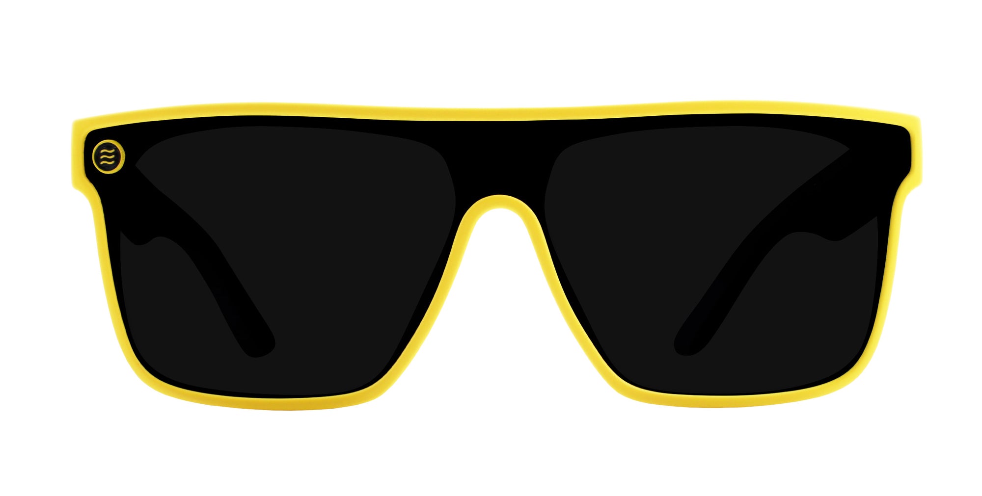 The Swarm black rectangular polarized sunglasses from Neven Eyewear.