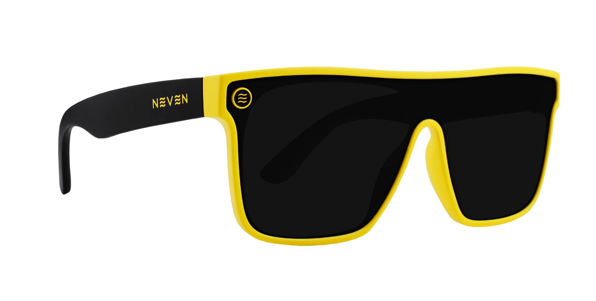 The Swarm black rectangular polarized sunglasses from Neven Eyewear.