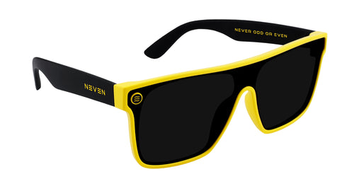 The Swarm black rectangular polarized sunglasses from Neven Eyewear.