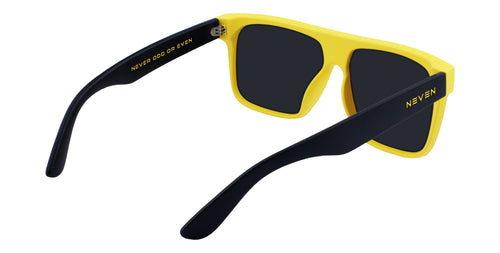 The Swarm black rectangular polarized sunglasses from Neven Eyewear.