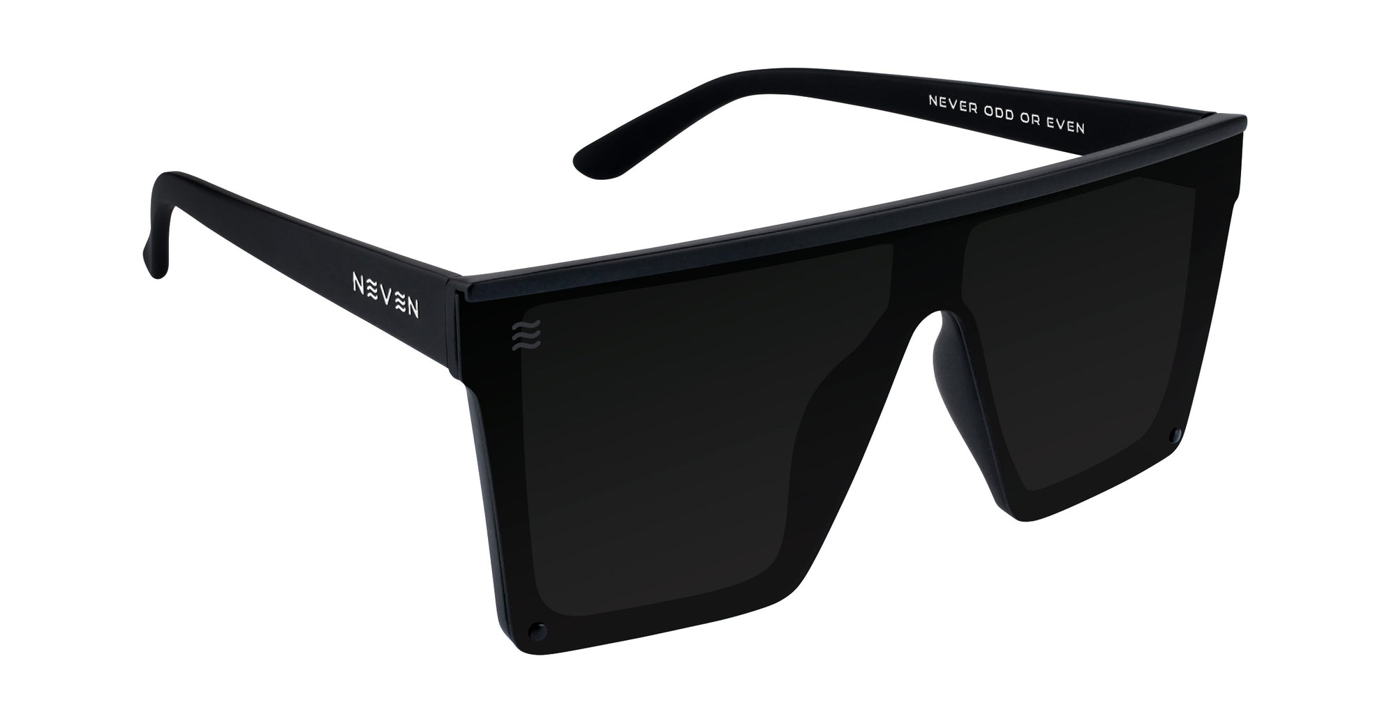 IWMSAN black angular polarized sunglasses from Neven Eyewear.