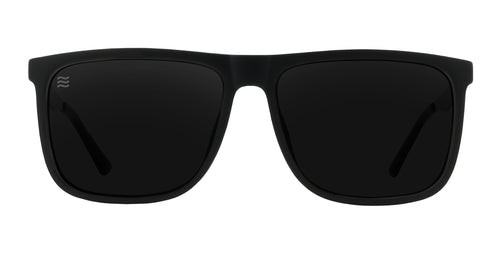 Blueprint sunglasses with a black frame and dark lenses.