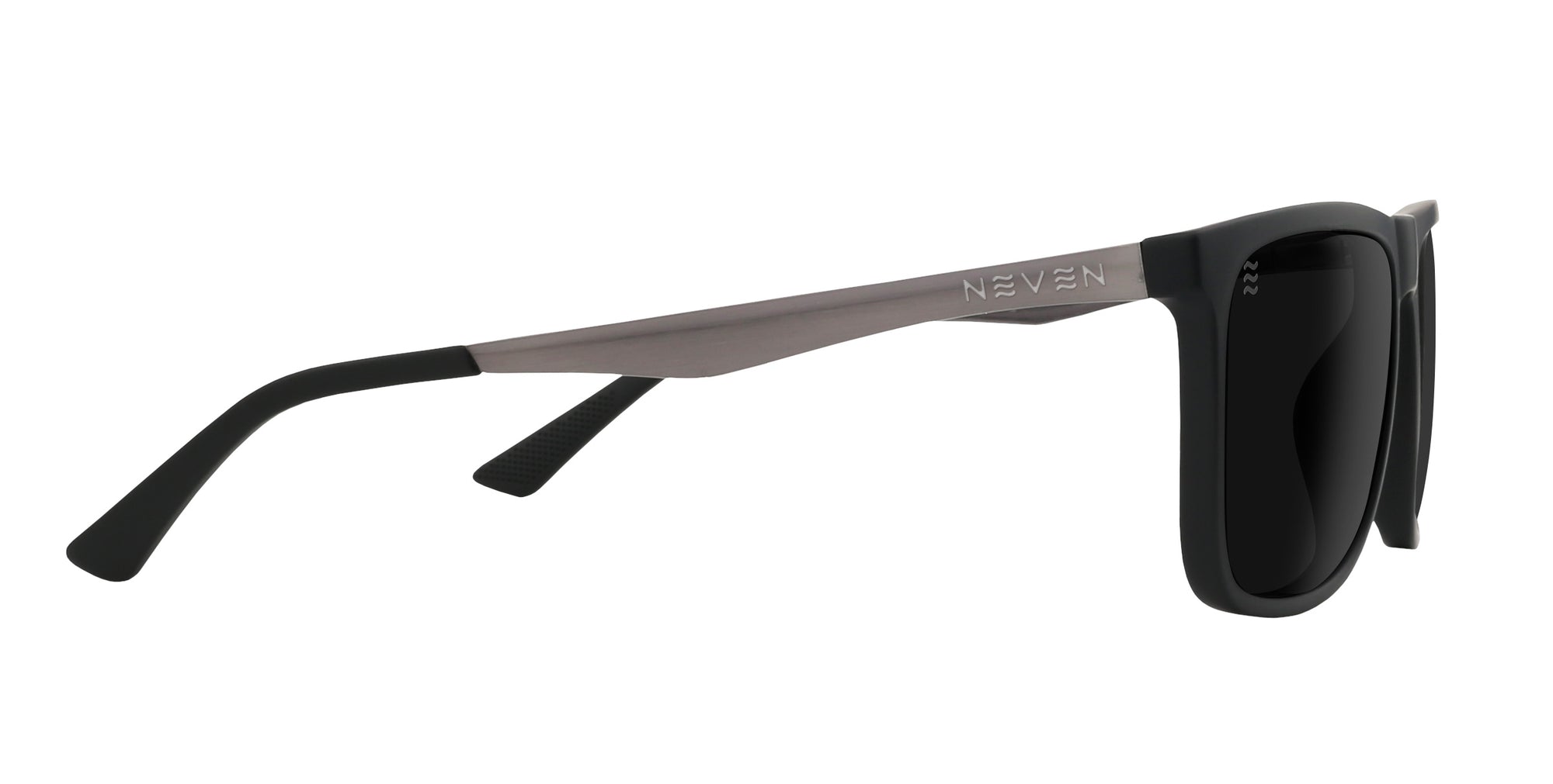Blueprint Black rectangular polarized sunglasses from Neven Eyewear.
