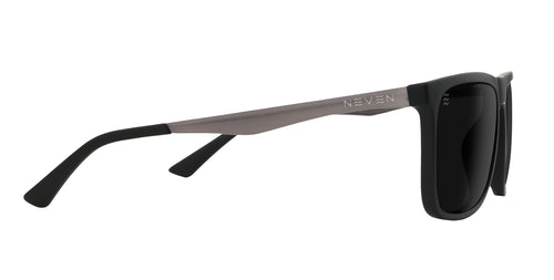 Blueprint Black rectangular polarized sunglasses from Neven Eyewear.