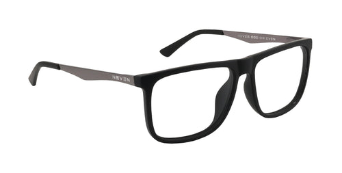 Blueprint black rectangular prescription glasses from Neven Eyewear.