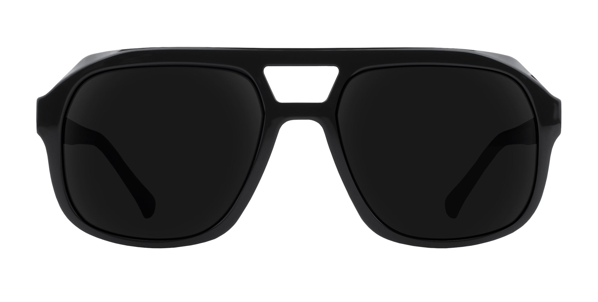 Gaia Black Geometric prescription glasses from Neven Eyewear.