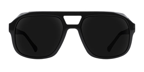 Gaia Black Geometric prescription glasses from Neven Eyewear.