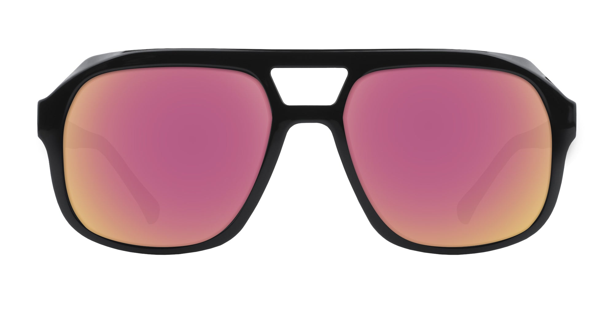 Gaia Black Geometric prescription glasses from Neven Eyewear.