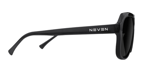 Gaia Black Geometric prescription glasses from Neven Eyewear.