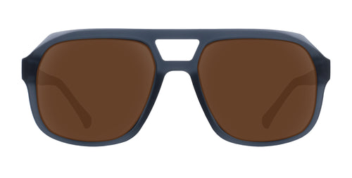 Koa gray square prescription glasses from Neven Eyewear.