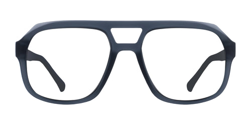 Koa gray square prescription glasses from Neven Eyewear.