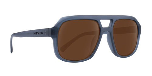 Koa gray square prescription glasses from Neven Eyewear.