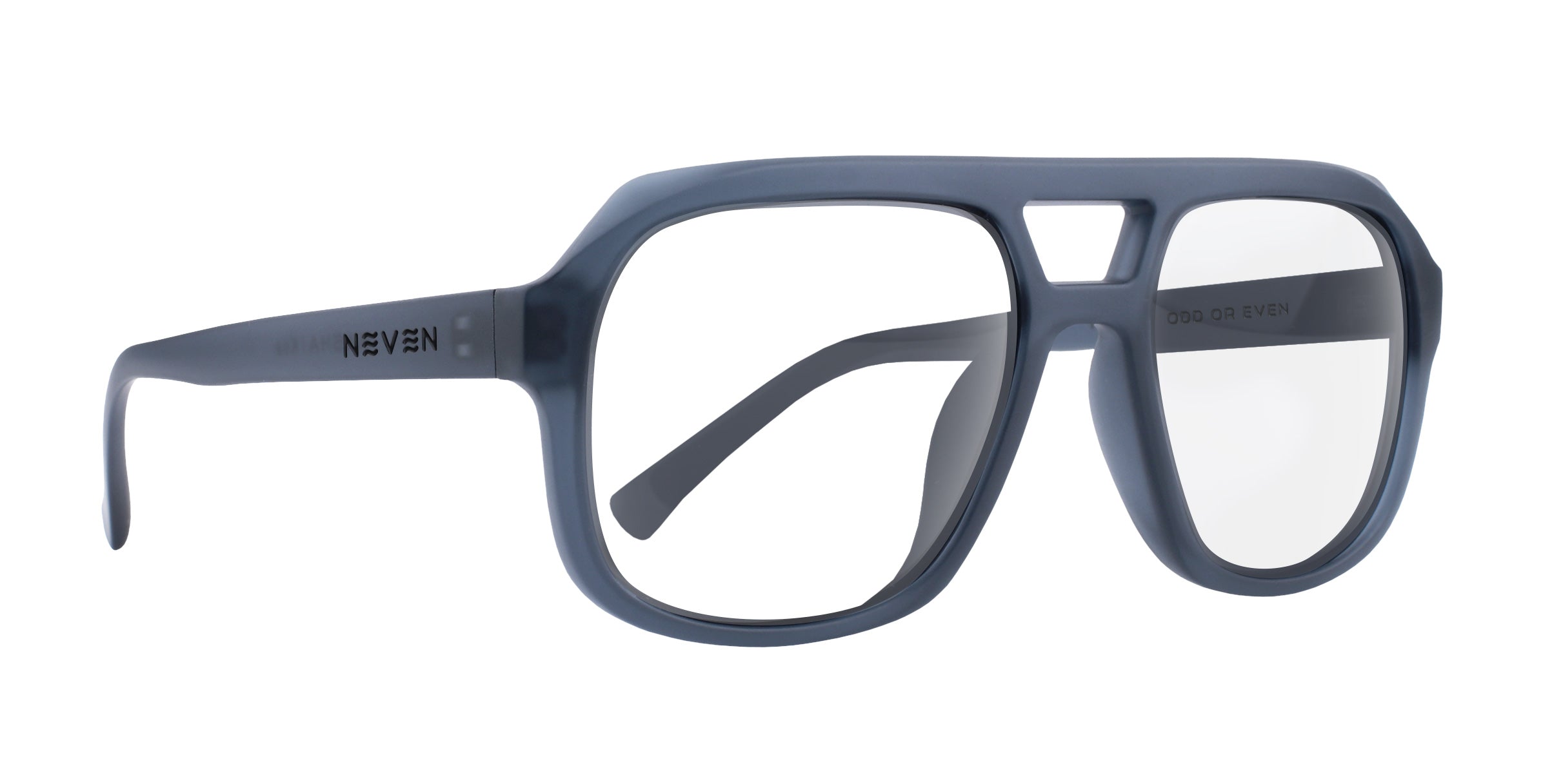 Koa gray square prescription glasses from Neven Eyewear.
