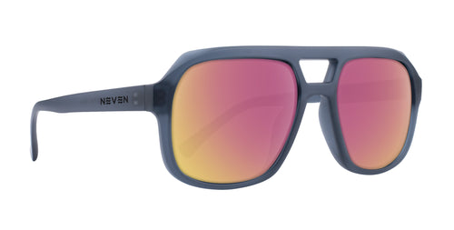 Koa gray square prescription glasses from Neven Eyewear.