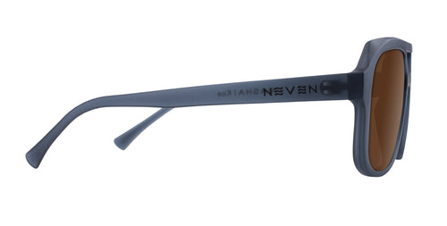Koa gray square prescription glasses from Neven Eyewear.