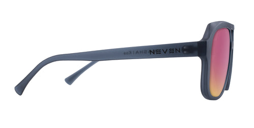 Koa gray square prescription glasses from Neven Eyewear.
