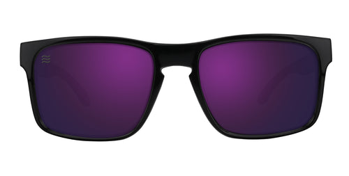 Amethyst XL purple rectangular polarized sunglasses from Neven Eyewear.