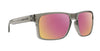 Breakers Clear Rectangular prescription glasses with pink mirrored lenses.