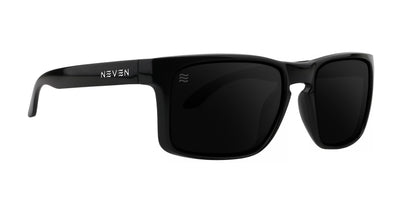 Doom sunglasses with a sleek black frame and polarized lenses.
