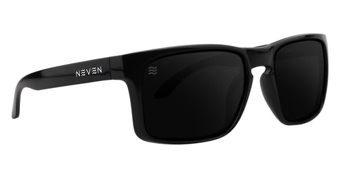 Doom XL black rectangular polarized sunglasses from Neven Eyewear Pair Name: Doom XL Frame Shape: rectangular.