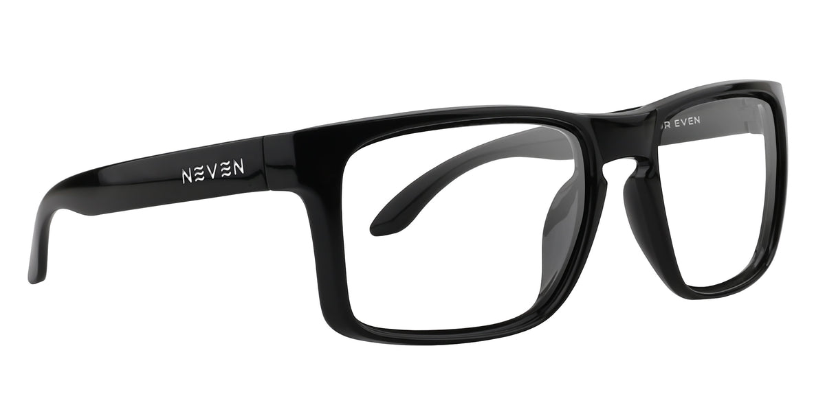 Doom Black rectangular polarized sunglasses from Neven Eyewear Pair name: Doom Frame shape: rectangular.