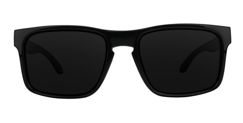 John Wayne Black rectangular prescription glasses from Neven Eyewear Pair name: John Wayne Frame shape: rectangular.