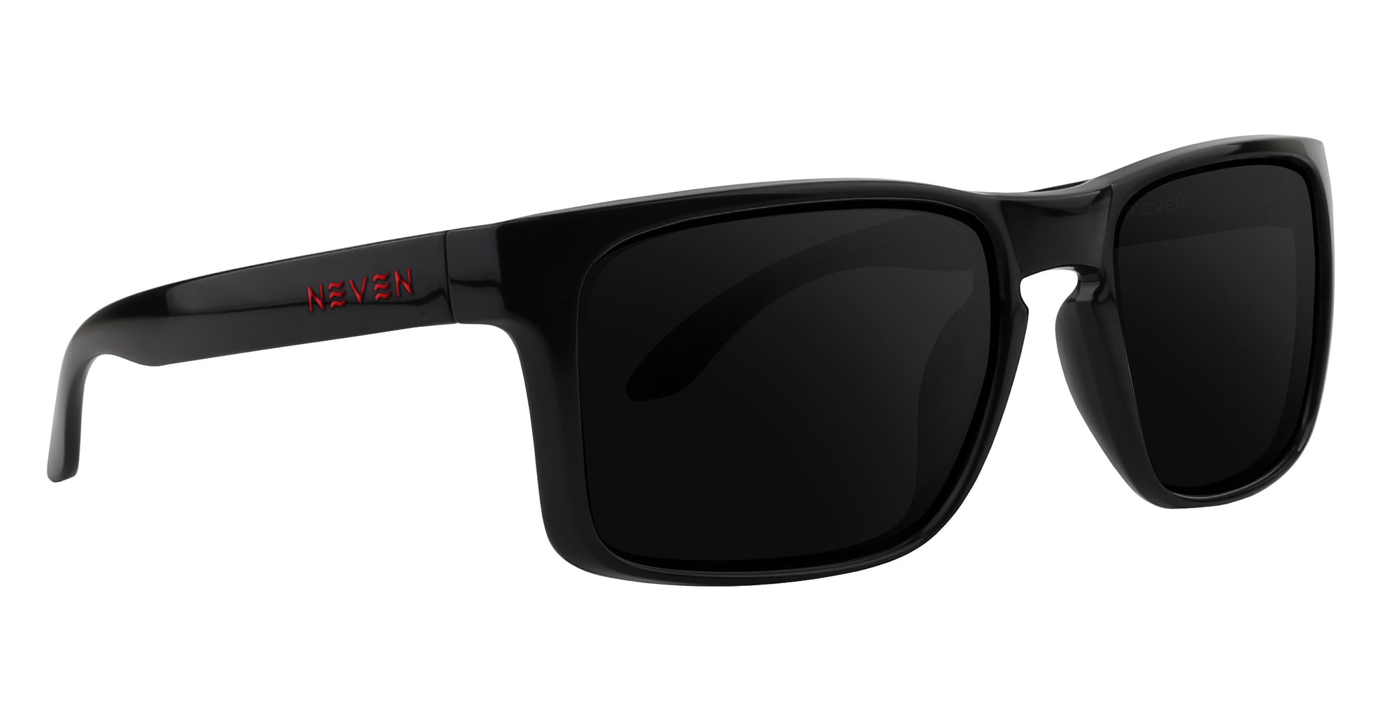 John Wayne Black rectangular prescription glasses from Neven Eyewear Pair name: John Wayne Frame shape: rectangular.