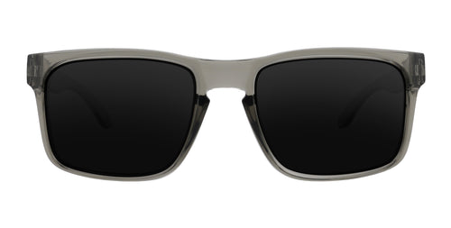 Stormy XL translucent gray oversized prescription glasses from Neven Eyewear Pair name: Stormy XL Frame shape: oversized.
